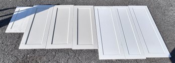 White Wood Cabinet Doors, 7 Piece Lot