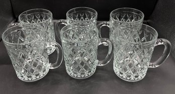 Paul Sebastian Inc Glass Mug Set Of 6