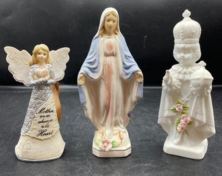 Porcelain Touch Of Rose By Roman, Elements Mother 82319, Mother Mary