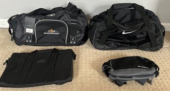 Targus, Nike, Columbia, & Get Slim Now Canvas Travel Bags - 4 Pieces