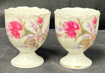 Single Egg Cup Made In Japan, Lot Of 2