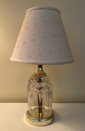 Crystal Beveled Cut Table Lamp