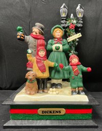 Dickens Holiday Scene Musical Figurine Trim A Tree