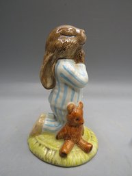 Royal Doulton 'bedtime Bunnykins' /1986, England Figurine