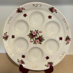 Porcelain Seder Plate