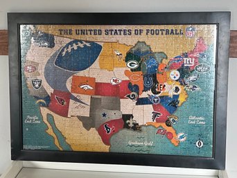 NFL The United States Of Football Framed Puzzle