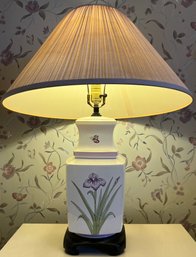 Deco Table Lamp With Floral Design