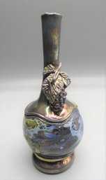 Sterling Silver & Glass Bud Vase/925
