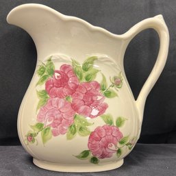Made By The Cash Family Hand Painted Porcelain Pitcher