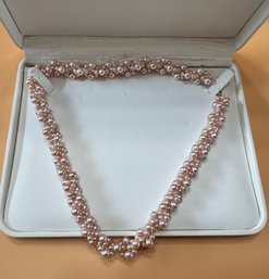 Park Place Jewelers Pink Fresh Water Cultured Pearl Necklace