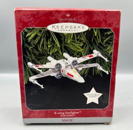 Hallmark Star Wars X-wing Starfighter Holiday Ornament