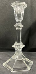 Tiered Glass Candlestick Holders
