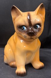 Porcelain Siamese Cat Made In Japan