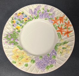 Yankee Candle Floral Candle Holder Plate