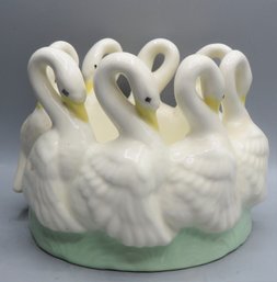 Ceramic Swan Planter/bowl