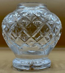 Crystal Hand Cut Glass Petal Bowl Flower Vase