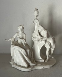 Nymphenburg Blanc De Chin Porcelain German Figurine
