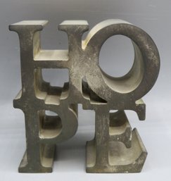 'hOPE' Sign Table Decor