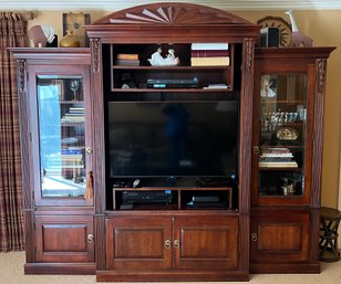 Ethan Allen Entertainment Center Wall Unit - 3 Pieces