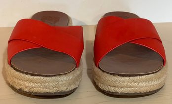 Vince Camuto Womens Carran Leather Upper Sandals - Size 10