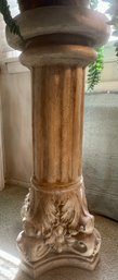 Replica Column Style Resin Plant Stand