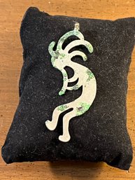 Sterling Silver Kokopelli Pendant, 0.12 OZT