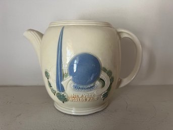 Porcelier 1939 New York Worlds Fair Teapot