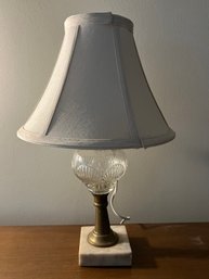 Vintage Crystal Table Lamp