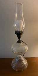 Oil Lamp Converted Table Lamp 20.5 Inches