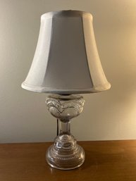 Art Deco Style Glass Table Lamp 15 Inches