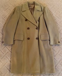 IC Coat Womens 100% Pure Virgin Wool Trench Coat