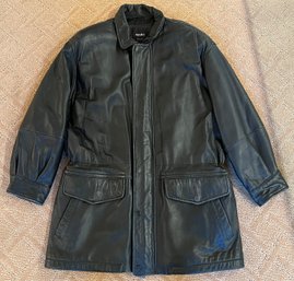 Marc New York Mens Leather Jacket Medium