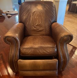 La-Z-Boy Leather Manual Recliner With Studded Detailing