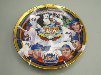 The Hamilton Collection 1969 Miracle Mets Plate With Hanger
