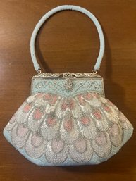 Vintage Ginza Hashimoto Beaded Evening Purse