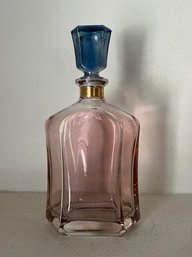 Illusions Italy Rainbow Glass Decanter With Stopper