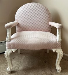 Vintage Louis XV Style Carved Arm Chair