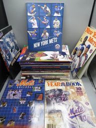 Mets Books, Yearbooks - Lot Of 28