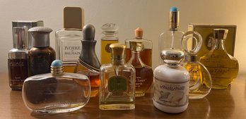 Vintage Perfume Bottles, Assorted Lot Of 13 Pieces