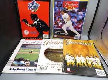 Yankees Magazines - Lot Of 5