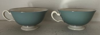 Lenox Kingsley Fine China Tea Cups - 2 Pieces