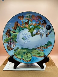 Disney Collection First Edition Series Peter Pan - The Cannons Roar - 2128/24,750 Decorative Plate In Box