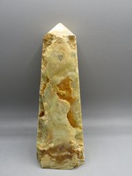 Natural Stone Obelisk With Natural Rough Edge Finish