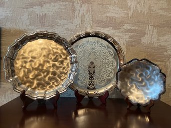 WMF-IKORA Silver Plate Buffet Servers - 3 Piece Lot