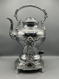 Labelle Silver Co Teapot With Stand