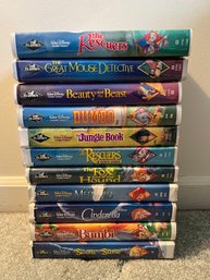 Disney Black Diamond VHS Tapes - 11 Piece Lot