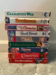 Childrens VHS Movies - 9 Piece Lot