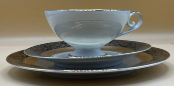 Eberthal Footed Cup ,Saucer And Dessert Plate Set