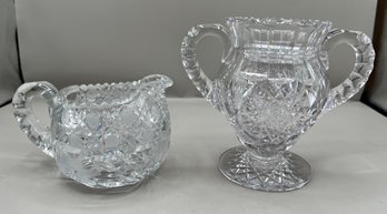 Crystal Creamer & Chalice, 2 Piece