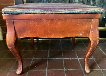 Wooden Storage Footstool